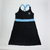 VESTIDO BARCELONA - NEGRO/CELESTE - comprar online