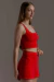 Short Saia Essentials Vermelho - loja online