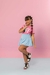 Conjunto Short-Saia + T-shirt Stitch - Loja Miss Maju | Moda para meninas
