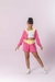 Conjunto Bomber +top + short rosa e amarelo