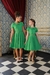 Vestido Verde Bordado - Loja Miss Maju | Moda para meninas