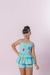 Conjunto Peplum Azul