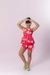 Conjunto Peplum Rosa