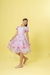 Vestido FIlha Floral Estampado Rosa - Loja Miss Maju | Moda para meninas