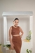 Vestido longo canelado - comprar online