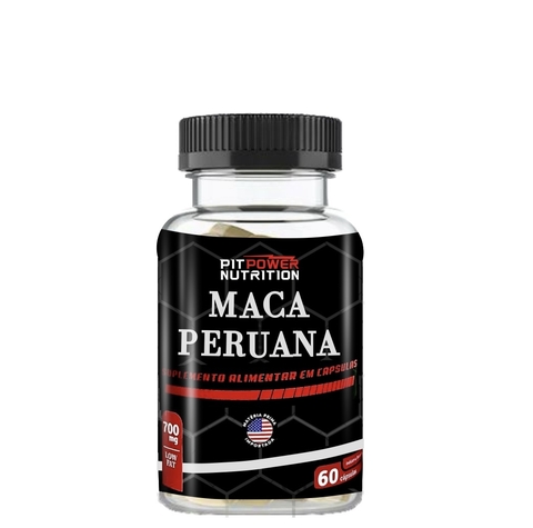 Maca Peruana 60 Cápsulas Pit Power Nutrition