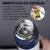 Garrafa Térmica 800ml Isolada Água Gelada Esporte Premium - SilverTech na internet