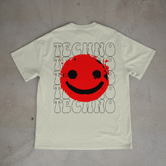 Camiseta Oversized smile Techno - Vortex Lab