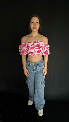 Cropped de ombro - loja online