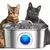 Fonte Automática de Aço Inox para Cães e Gatos - Fonte Newpet NP838