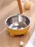 Comedouro em Inox Antiderrapante para Cães e Gatos - Comedouro Patinhas Fixas - comprar online