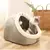 Cama de Pelúcia Aconchegante para Gatos - Caminha MimoCat