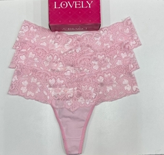 Less Pollera Lovely (Packx3) de Algodón y Puntilla Rosa.(2011)