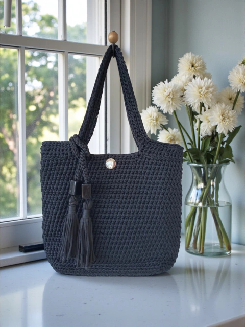 Bolsa Copacabana - Bellalu - Bolsas Artesanais em crochê moderno