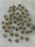 Flores Para Penteado Pet - 12 mm - Prateadas - 50 unidades - loja online