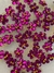 Flores Para Penteado Pet - 16 mm - Pink - 50 unidades na internet