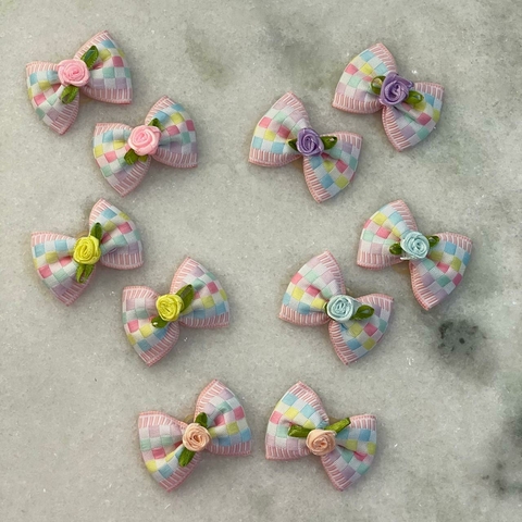 Parzinho Laço Pet Rococó - 5 cm