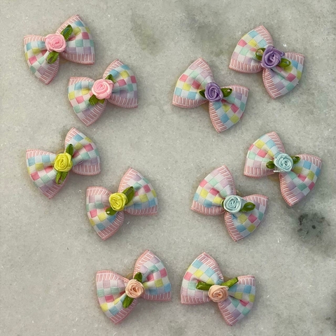 10 Laços Pet Rococó