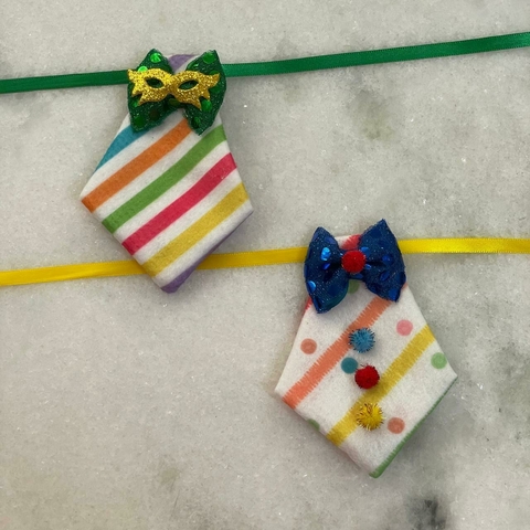 Gravata Pet Foliões do Carnaval