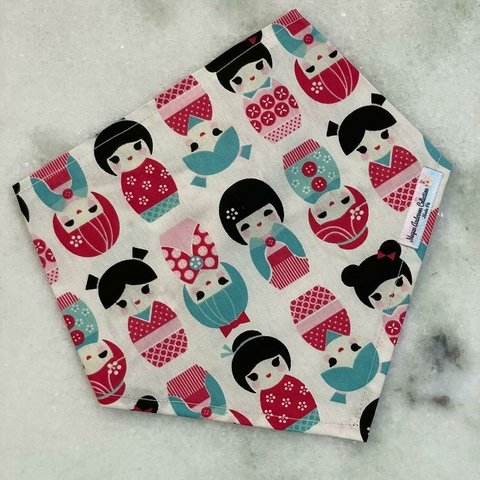 Bandana Bonecas Chinesas para pet