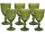 Jogo de Copos de Vidro Verde 330ml 6 Peças - comprar online