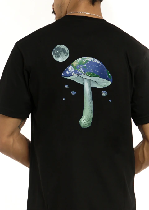 Camiseta Herb Cogumelo Mundo