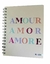 Cuaderno espiralado Mooving Amor 16x21 80hjs