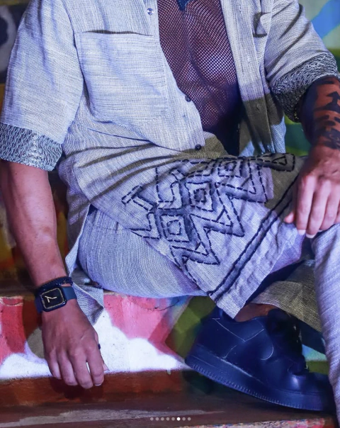 Camisa de masculina de teste