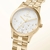 Relógio Technos Feminino Trend Dourado Fundo Branco - 2036MTD/1K - comprar online