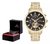 Relógio Technos Masculino Dourado Relógio Grandtech Dourado a prova d'água - JS15EMV/1D - loja online