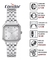 Imagem do Relogio Condor Feminino Quadrado Elegante Prata - CO2035MZM/4K