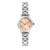 Relógio Condor Feminino Pequeno Prata com Fundo Rosé -CO2035MZO/4J - comprar online