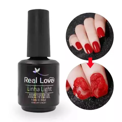REMOVEDOR ESMALTE EM GEL REAL LOVE 8ml