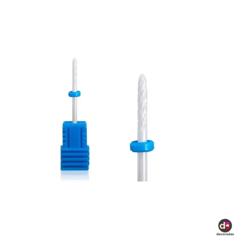 Broca Ceramica Cuticula Ponta Boleada Tarja Azul