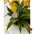 ORQUIDEAS BALI M AMARELAS | VASO BRANCO MÁRMORE - loja online