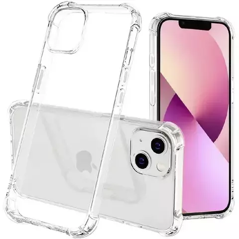 Capa Silicone TPU Transparente Borda Anti Impacto Iphone