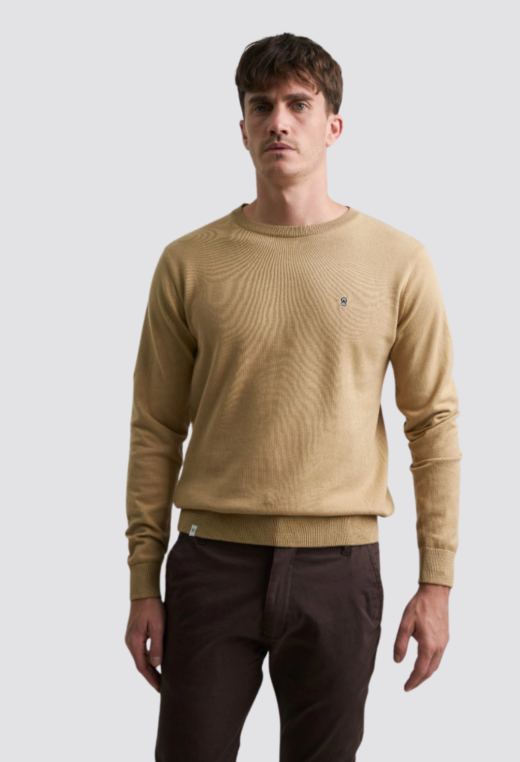 Sweater Basico Cuello O Axe