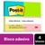 Bloco Post-It 653 38mm x 50mm 400 Folhas Neon 4 Cores - 3M - comprar online