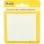 Bloco Post-It 73mm x 73mm 36 Folhas Transparente - 3M