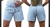 Short largo rayado