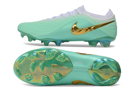 Chuteira Campo NIKE Tiempo Maestro Elite FG Verde - Dourado