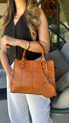 Bolsa Lyssa estilo Tote + porta níquel - LuTavares Bolsas