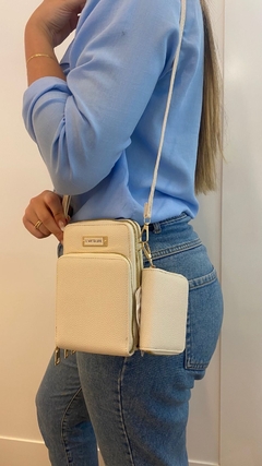 Bolsa transversal porta celular + porta moeda - loja online