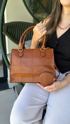 Bolsa Lyssa estilo Tote + porta níquel