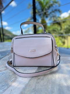 Bolsa Lyssa com 2 divisórias + bolso frontal alça com regulagem