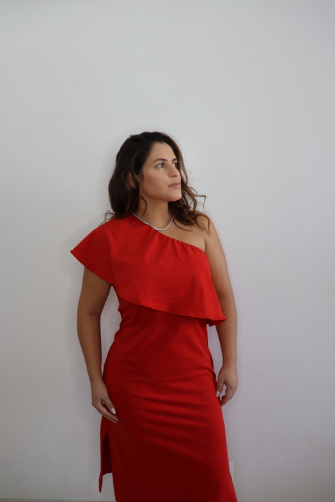 VESTIDO AURORA VERMELHO