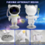 Lampara Astronauta Proyector de Galaxias - comprar online