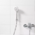 Soporte Cabezal Ducha Autoadhesivo Blanco - tienda online