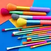 Kit de Pincéis de maquiagem coloridos,