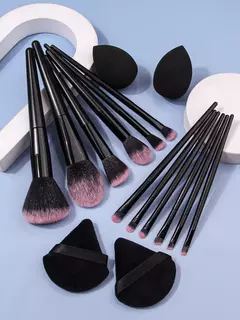 Conjunto de 12 Pincéis de Maquiagem - comprar online